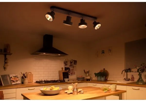 Spot LED BUKKO 4xLED/4,3W/230V Philips 50604/30/P0