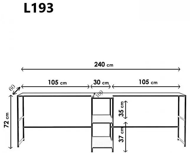 Masă PC Livia (Negru). 1072421