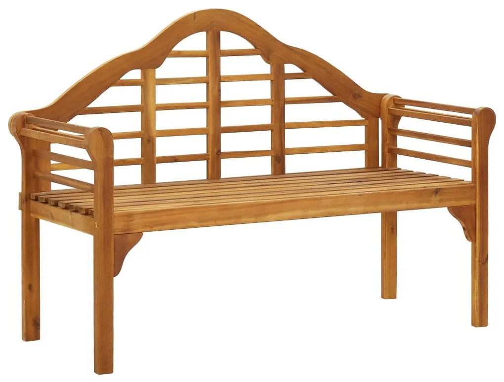 3061422 vidaXL Banchetă regală de grădină cu pernă, 135 cm, lemn masiv acacia