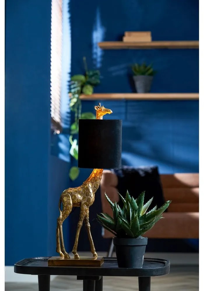 Veioză neagră/în culoarea bronz (înălțime 61 cm) Giraffe – Light & Living