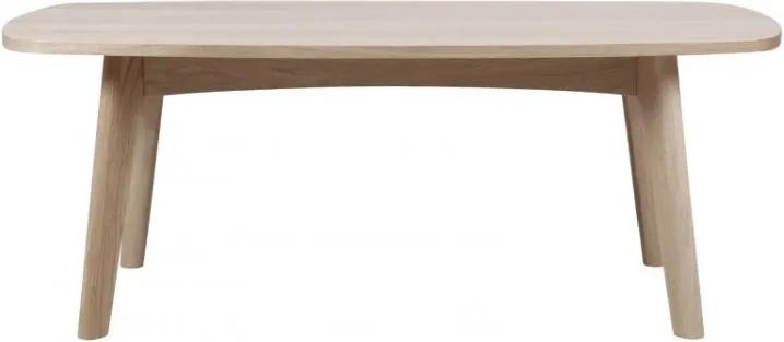 Masa de cafea din lemn si furnir Marte Light Oak, L118xl58xh49 cm