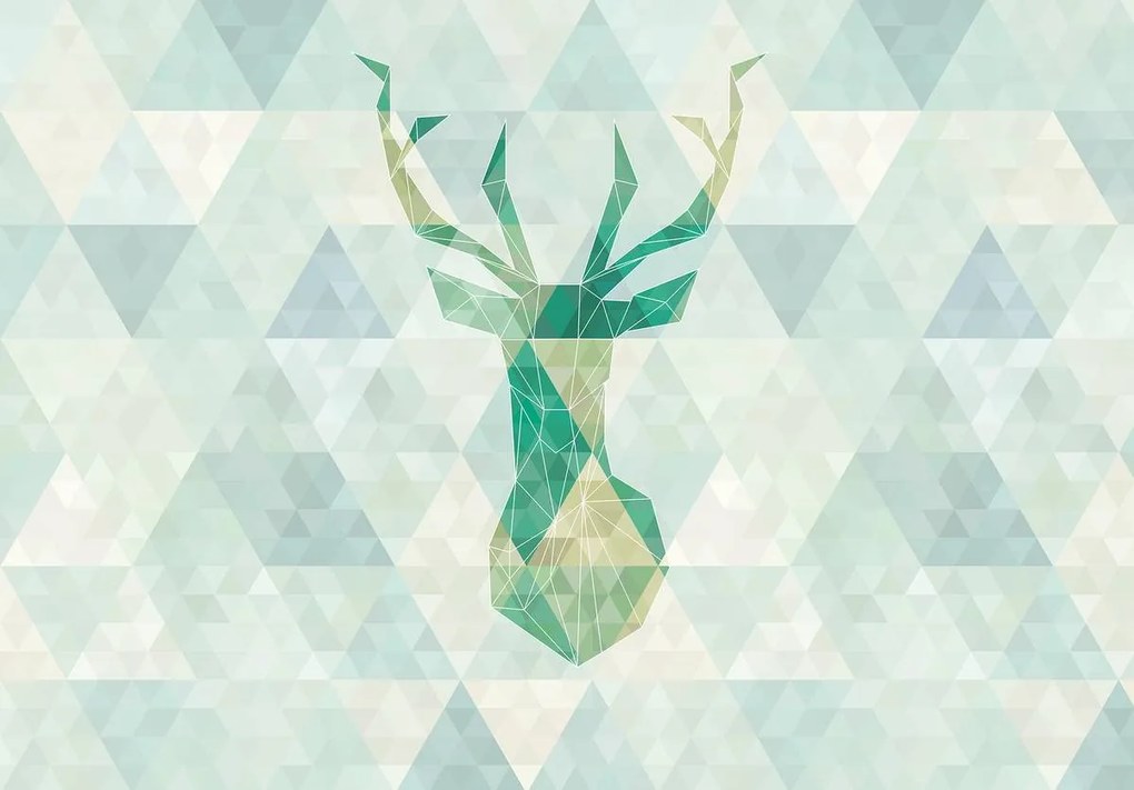 Fototapet - Cerb - verde (254x184 cm)