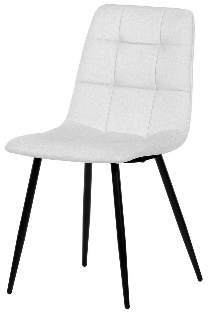 Set de masă din ceramică sinterizată și metal, 5 piese, alb