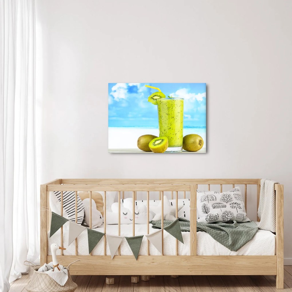 Tablou - smoothie kiwi (70x50 cm)