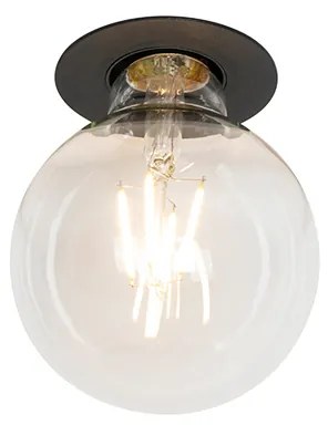 Spotlight inteligent încastrat negru incl. bec WiFi G95 - Insight