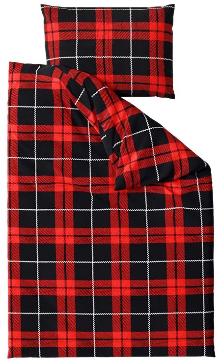 Lenjerie cocolino ALBURY rosie Dimensiune lenjerie de pat: 70 x 90 cm | 140 x 220 cm