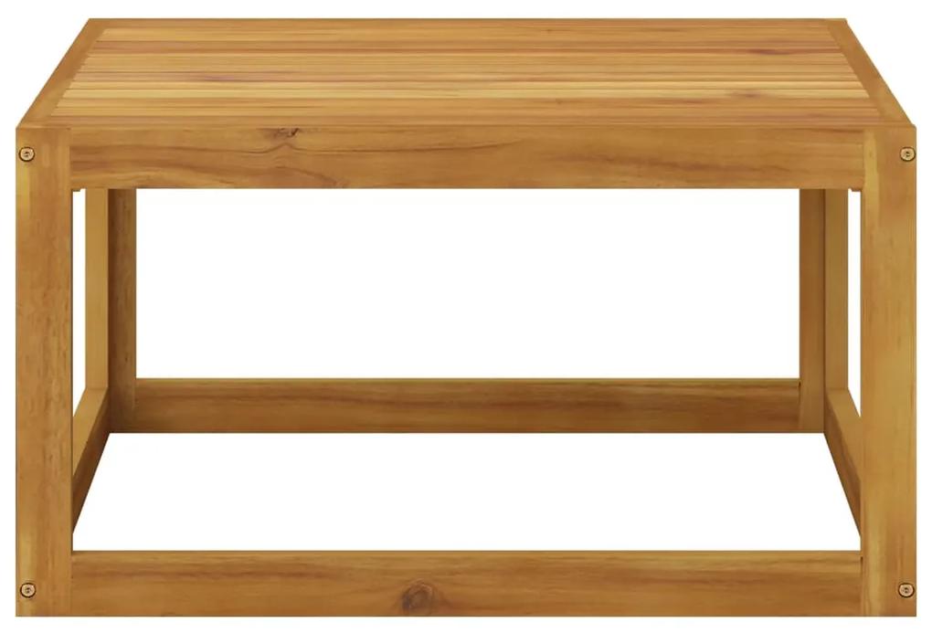 Masuta de cafea, 68x68x29 cm, lemn masiv de acacia 1, Crem, masa