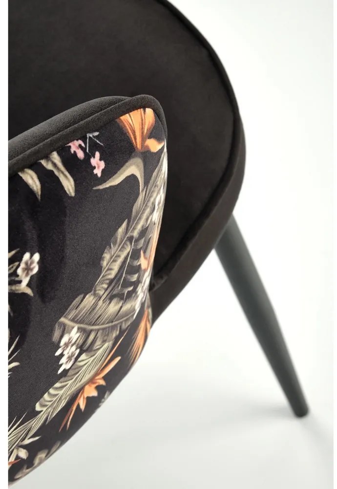 Scaun de bucaterie Nathan, negru