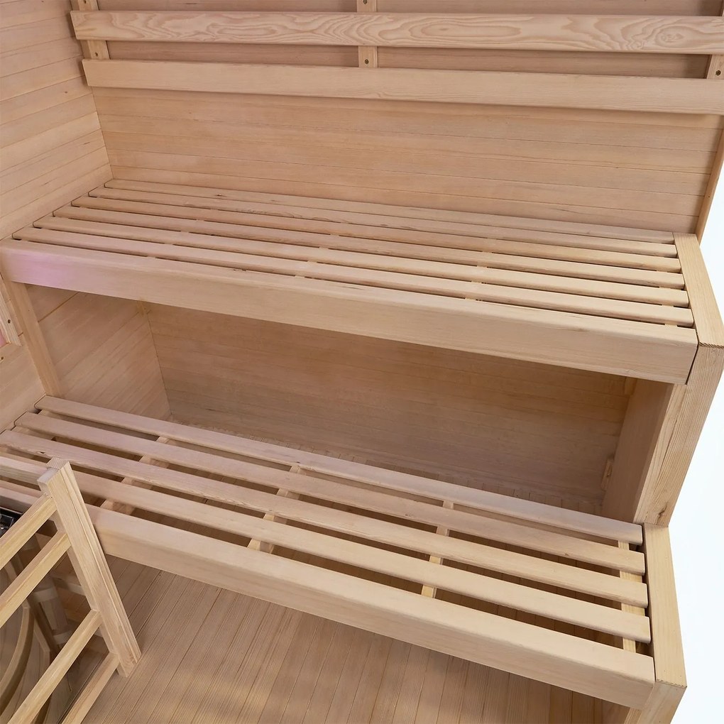 Vnútorná sauna Vantaa 150 so soľnými kameňmi