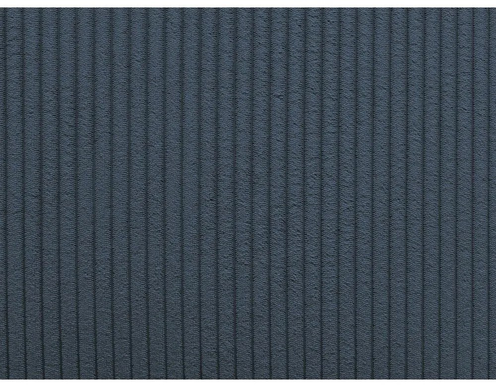 Modul pentru canapea albastru închis cu tapițerie din catifea reiată (cu colț pe partea stângă ) Nihad modular – Bobochic Paris