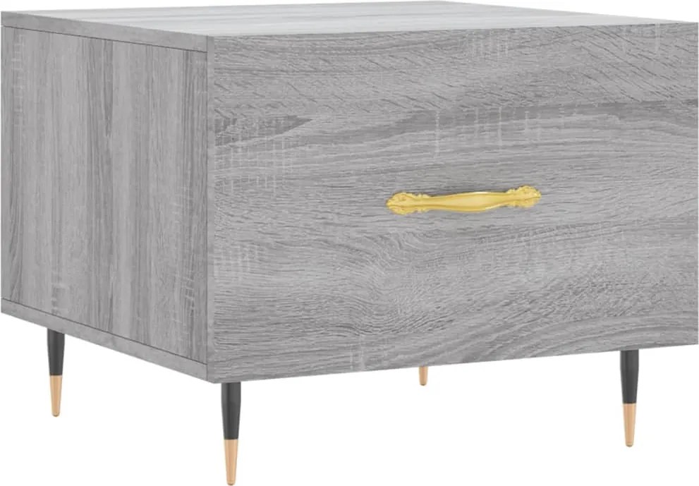 vidaXL Măsuță de cafea, gri sonoma, 50x50x40 cm, lemn prelucrat