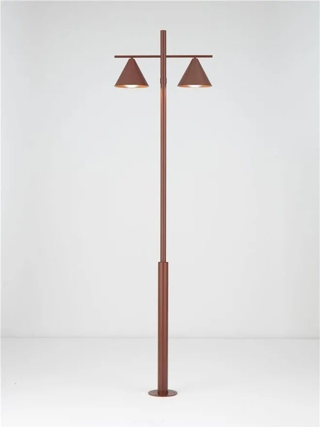 Stalp de exterior IP65 ORIX corten H-220cm