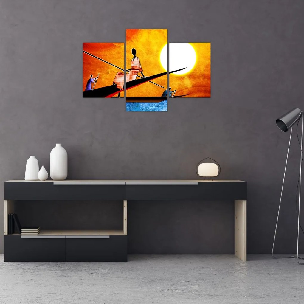 Tablou picturii epochale străveche (90x60 cm)