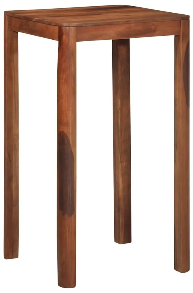 vidaXL Masa de bar 60x60x107 cm din lemn masiv de salcam