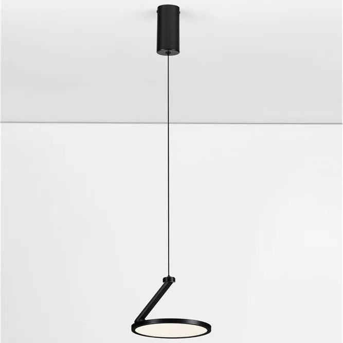 Pendul LED design ambiental Opi negru