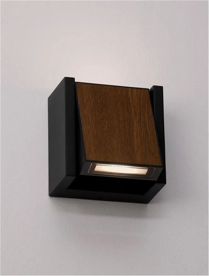 Aplica perete exterior LED IP65 Kioo aspect de lemn