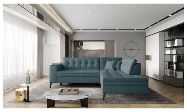 Colțar Lanvin 260cm Albastru