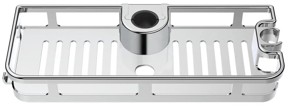 Raft pentru baie argintiu lucios autoadeziv din plastic Libertà – Wenko