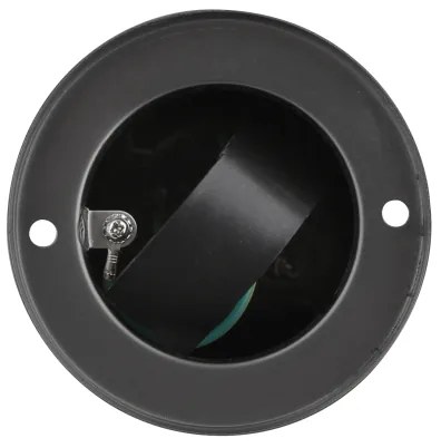 Solight PG10B - Stâlp exterior 2 prize 230V IP44 negru rotund