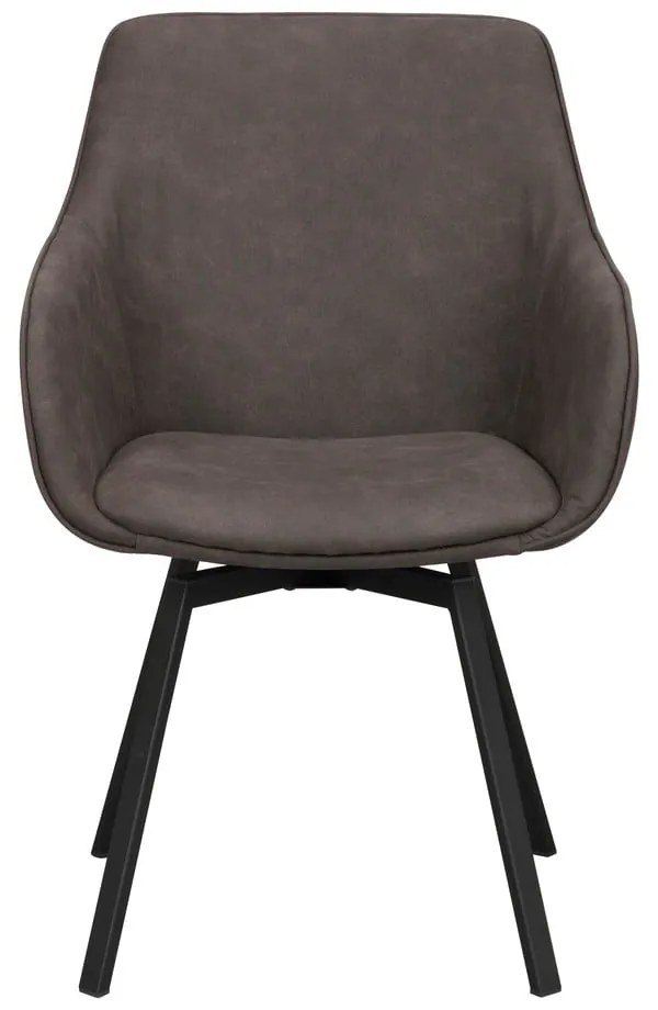 Set de scaune de sufragerie gri 2 buc. tapițat Alison – Rowico