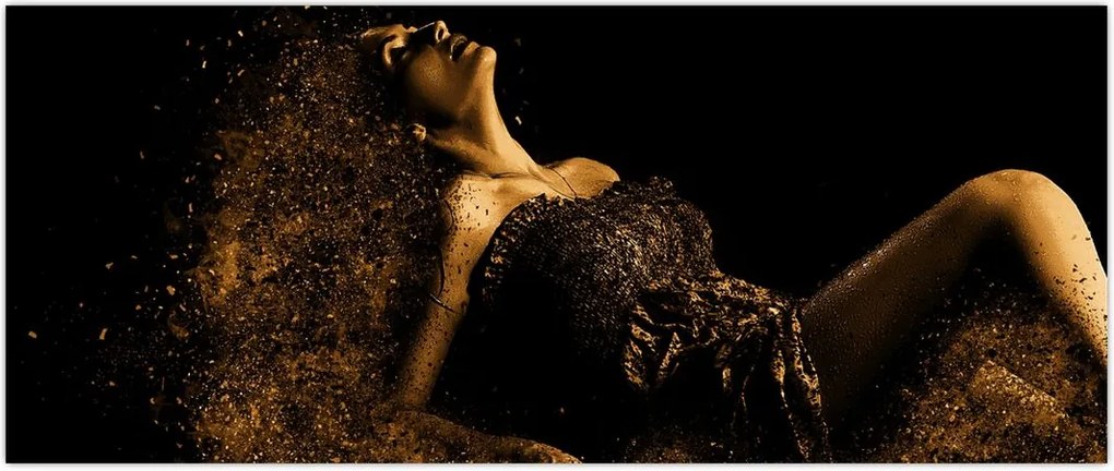 Tablou - Femeia din aur (120x50 cm)