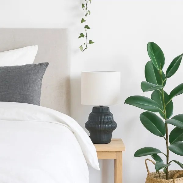 Rabalux 74058 - Lampă de masă GLIMO, 1xE14/40W/230V, neagră