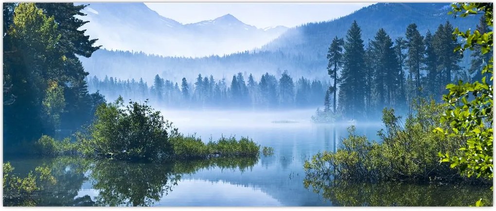 Tablou cu lac montan (120x50 cm)