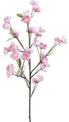 Ramură artificială floare de cireș H 69 cm roz