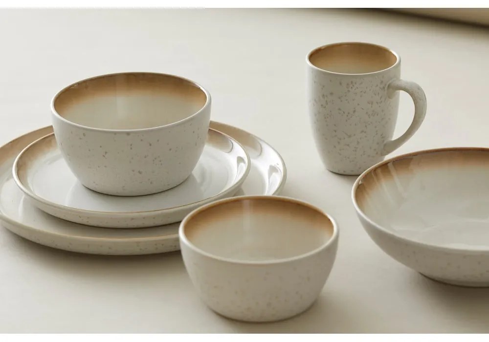 Farfurie bej din gresie ø 27 cm Gastro Cream – Bitz