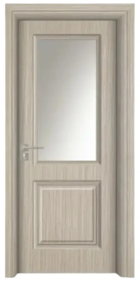 Usa Interior din MDF Novo Doors ND10 LUX PREMIUM, Cadru din Lemn Masiv, KIT COMPLET, Toc Reglabil de 10 CM INCLUS, Plinta pe Ambele Parti (Culoare: