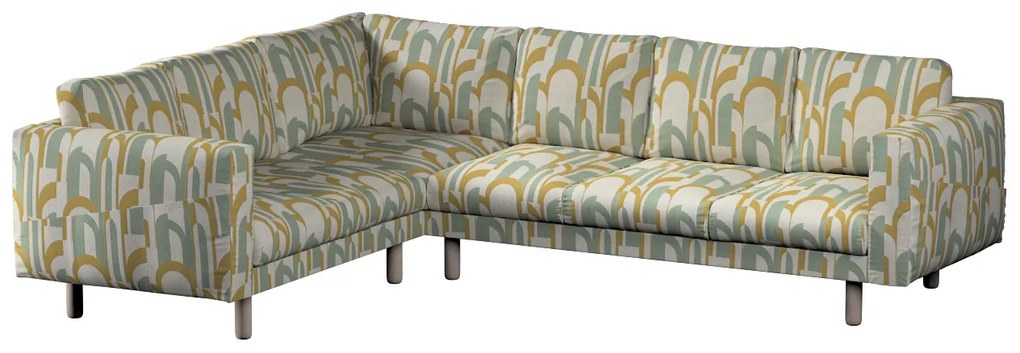 Husă pentru canapea colțar Norsborg cu 5 locuri