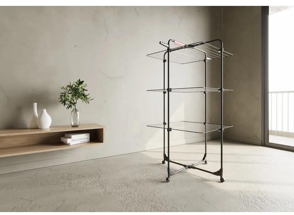 Uscător de rufe negru 30 m Mixer 3 – Vileda