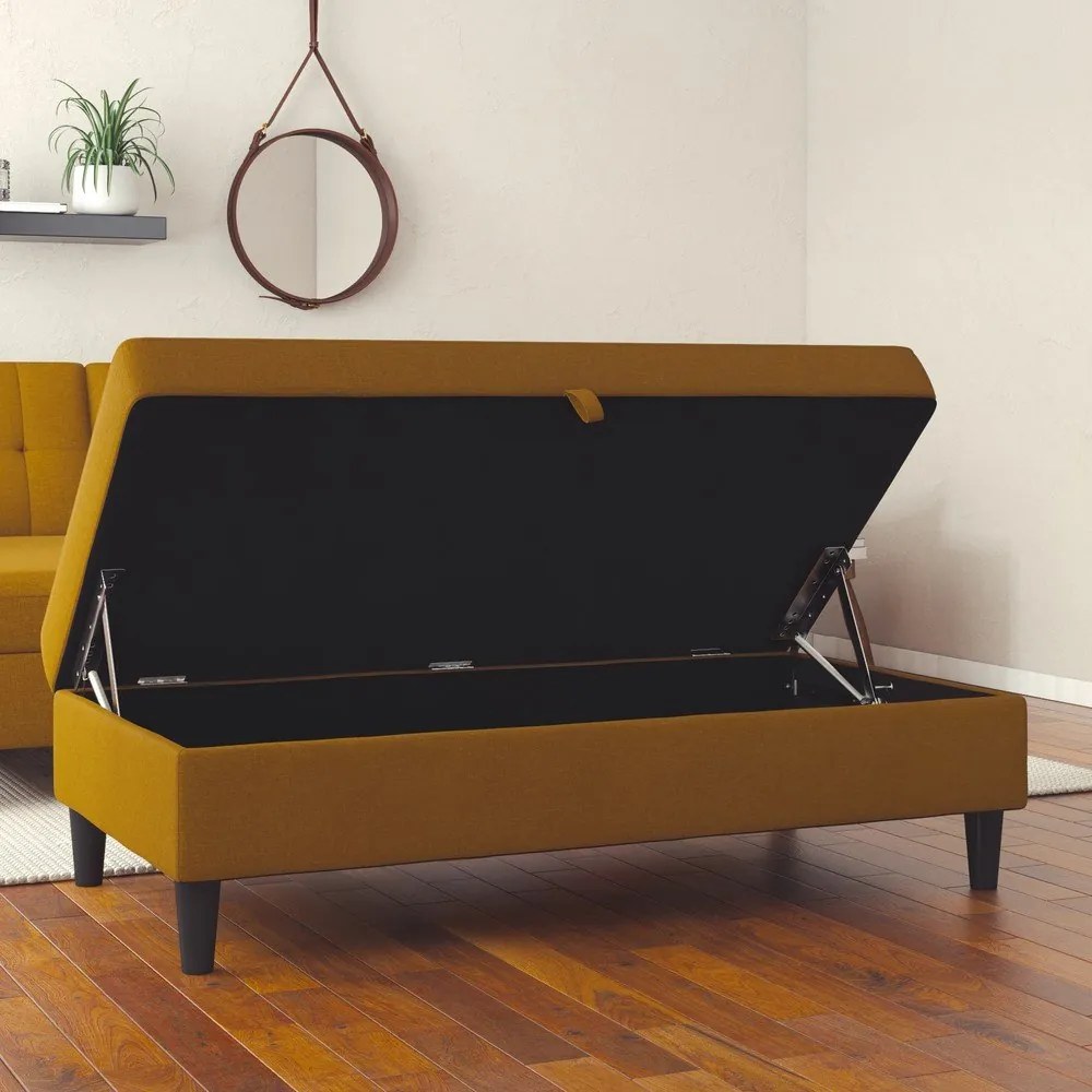 Taburet galben Hartford – Støraa