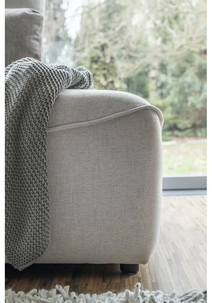 Colțar crem extensibil (colț în formă de "U") Homely Tommy – Miuform