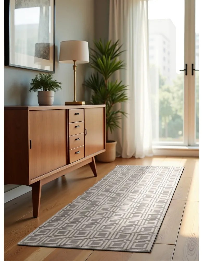 Covor tip traversă crem 80x240 cm Perles Howlite – Elle Decoration