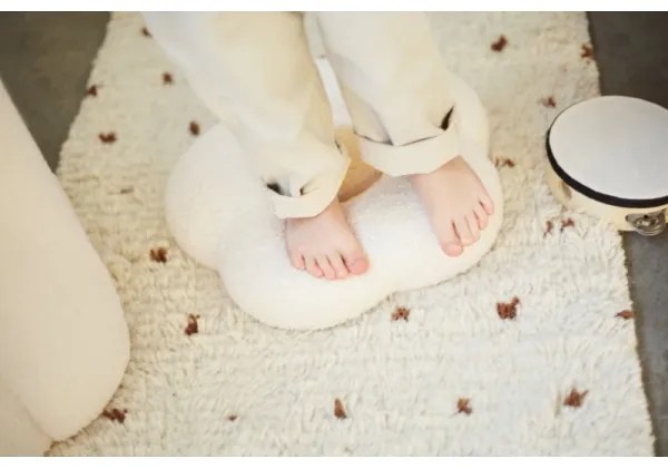 Taburet Childhome FLOWER d. 35 cm crem