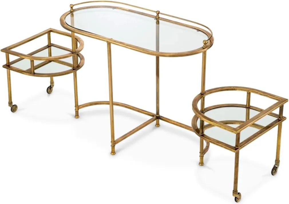 Gheridon, Masuta cu roti design LUX Lavalle