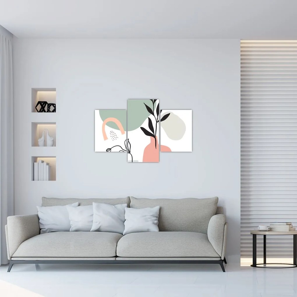 Tablou - Flori într-o vază N⁰3 (90x60 cm)