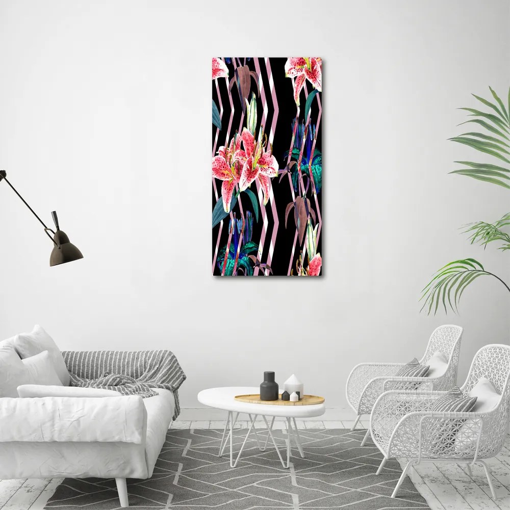 Tablou canvas Crini fundal