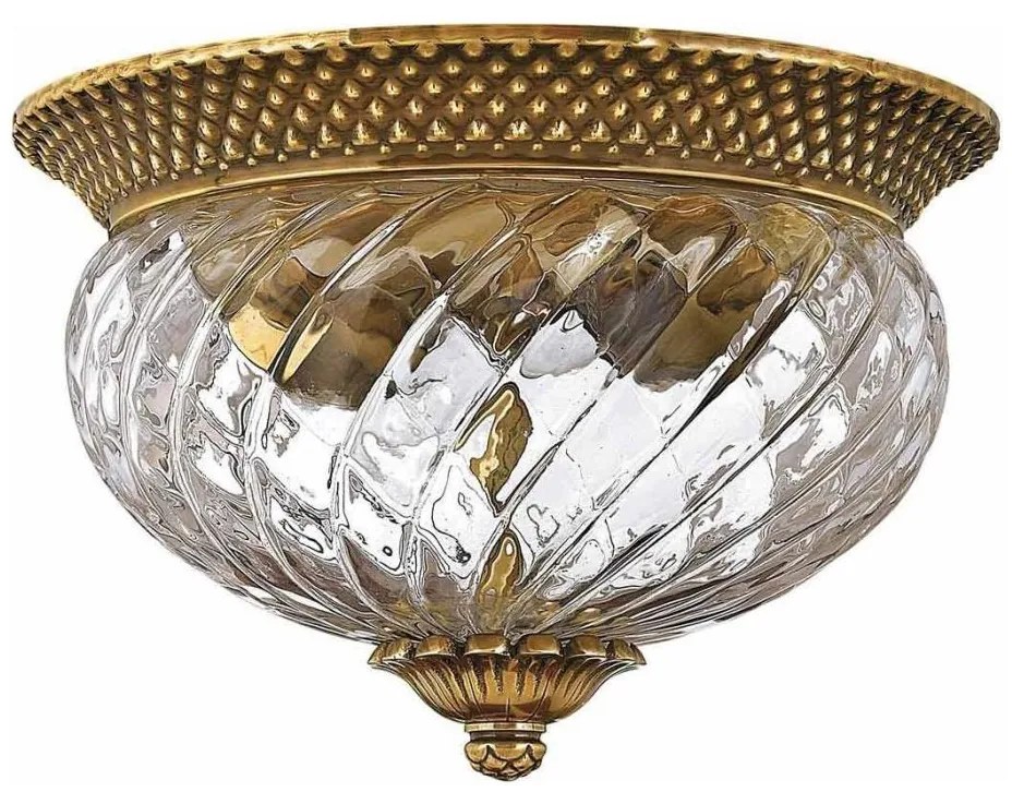 Plafonieră Hinkley HK-PLANTATION-FS-BB PLANTATION 2xE27/60W/230V alamă