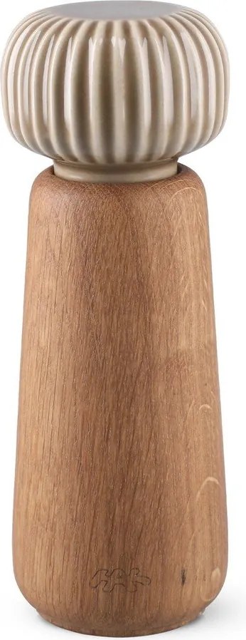 Recipient pentru sare și piper în culoare naturală din lemn masiv Hammershøi – Kähler Design