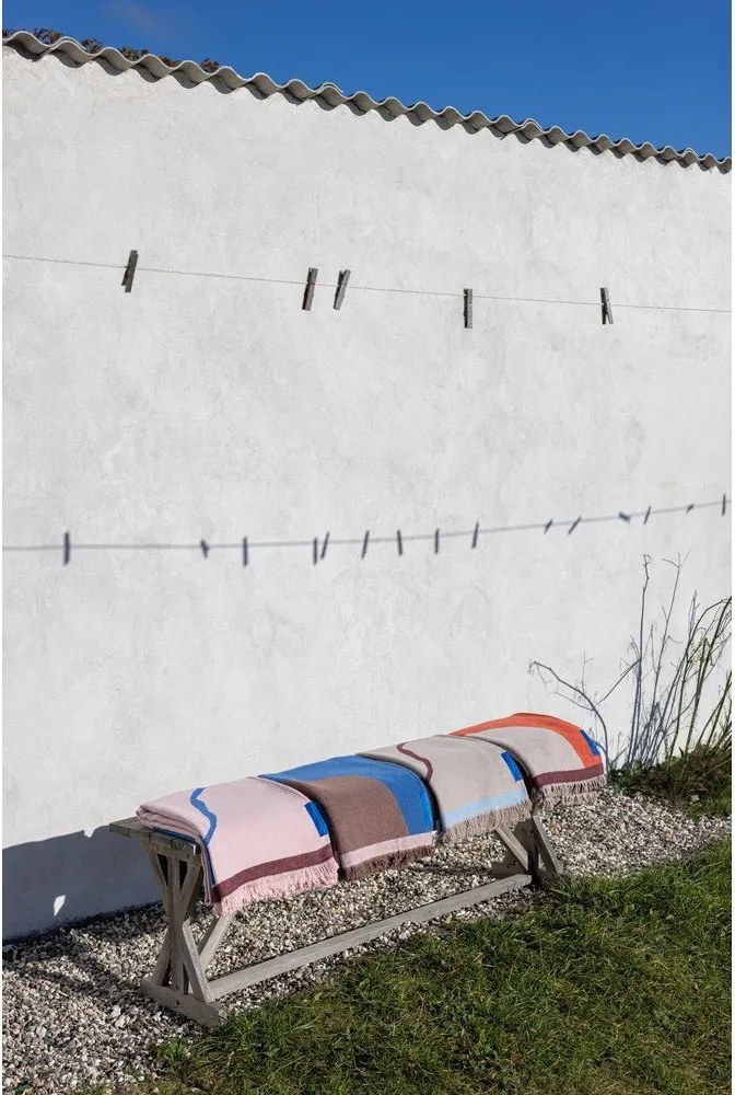 Pătură bej 130x175 cm Studio – Mette Ditmer Denmark