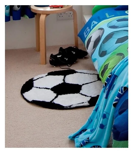 Covor pentru camera copiilor Catherine Lansfield It's a Goal, ⌀ 66 cm