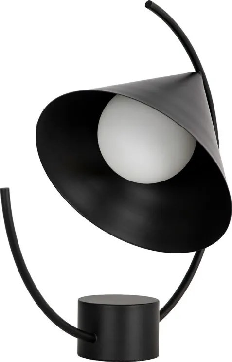 Lampa de masa din otel negru Contemporary