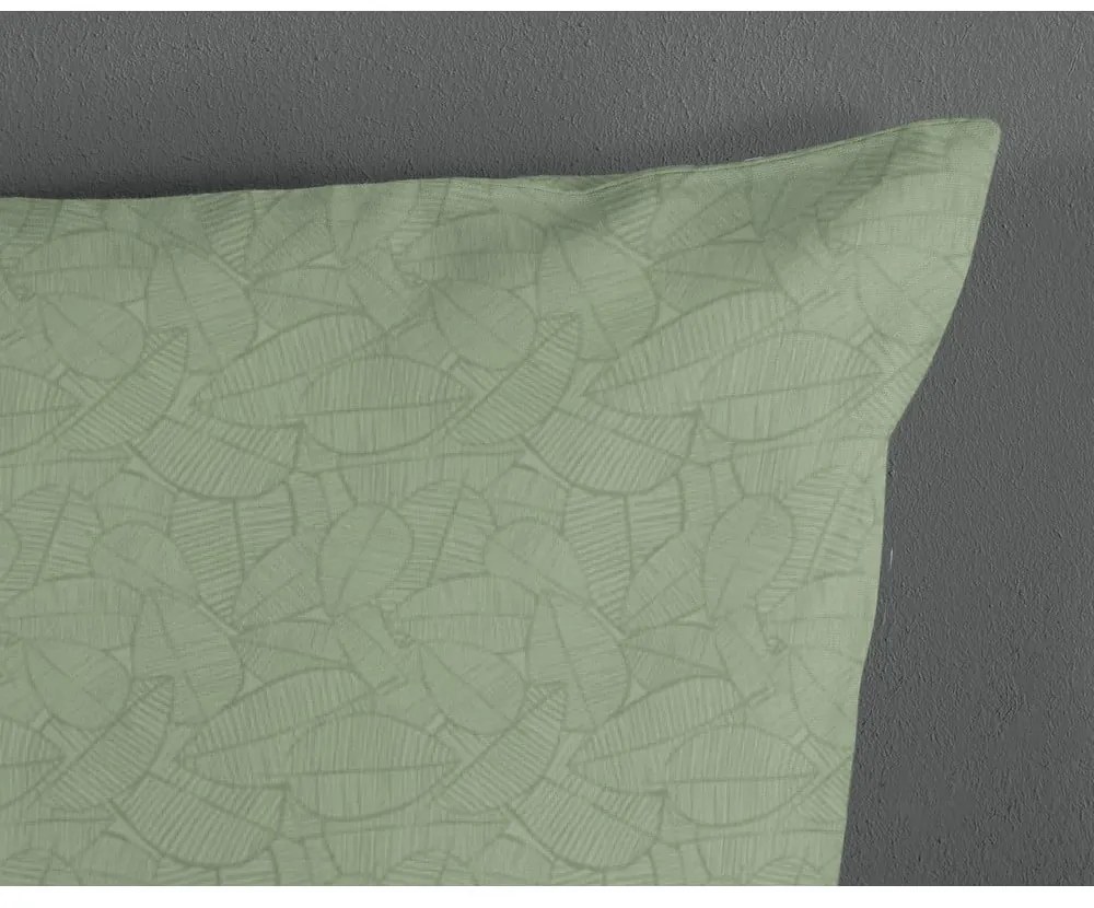 Lenjerie de pat pentru copii verde din bumbac pentru pătuț 100x135 cm Samba – Good Morning