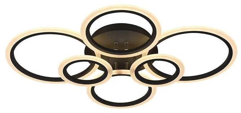 Lustră LED dimabilă aplicată LED/85W/230V 3000-6500K + telecomandă