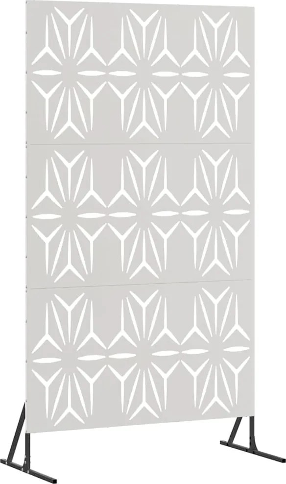 vidaXL Ecran de intimitate Gri 100 x 50 x 180 cm Oțel