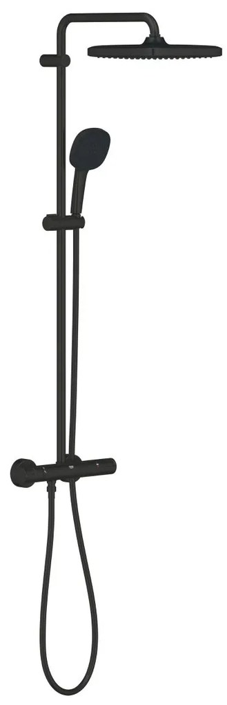 Grohe Vitalio Comfort set de dus perete cu termostat da negru 266962431