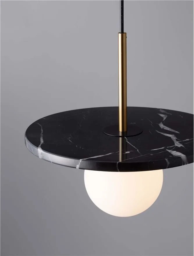 Pendul decorativ stil minimalist IDOR negru/opal