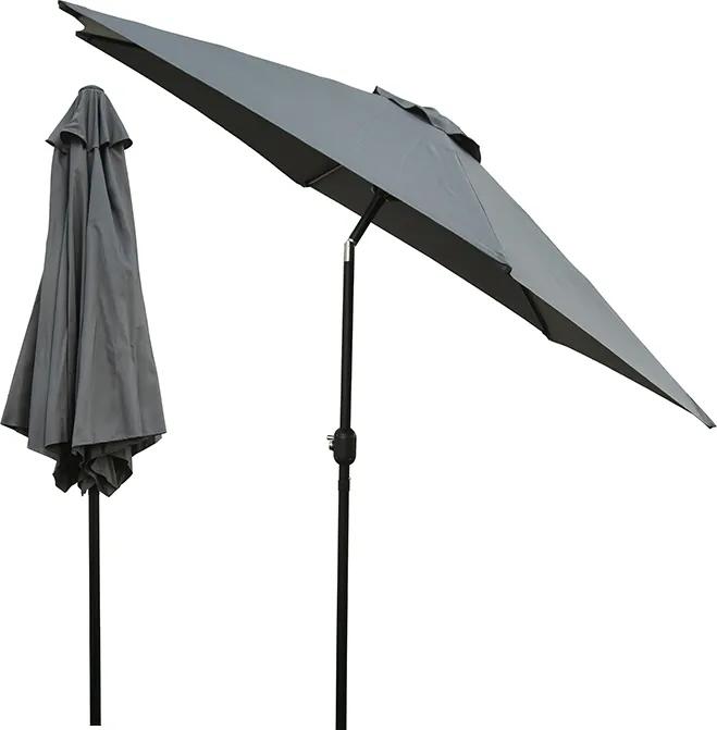 Umbrelă de grădină 2,7m Grey Carruzzo